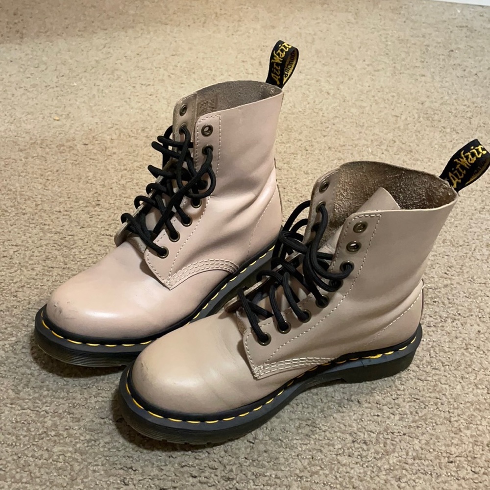 tan doc martens